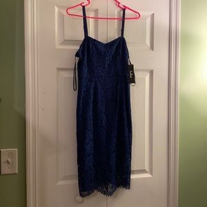Lulu’s Cocktail Dress | Wedding Guest | Navy Blue